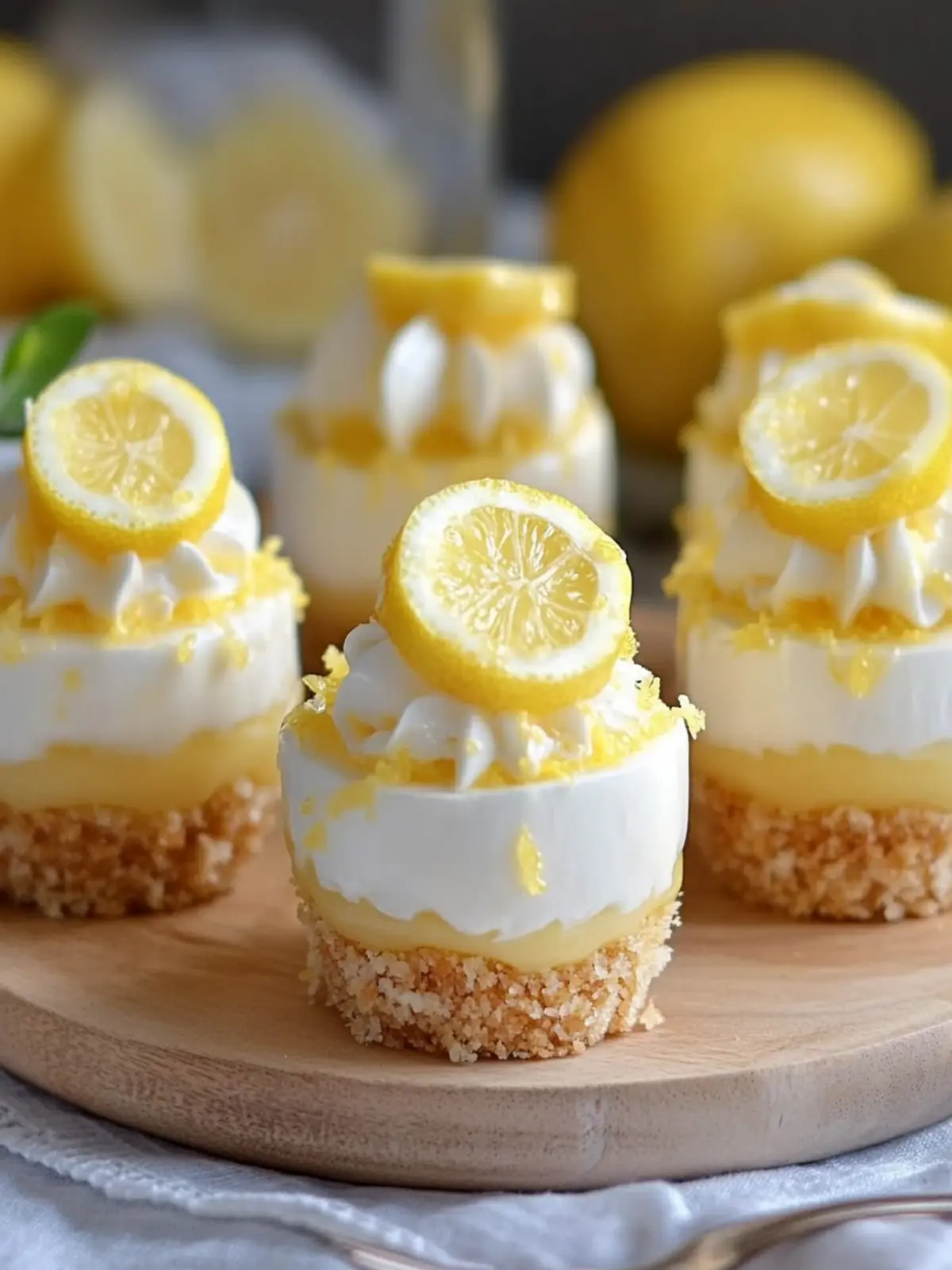 Mini Lemon Cheesecake Cups: Easy, Zesty Desserts for Everyone 4 Mini Lemon Cheesecake Cups