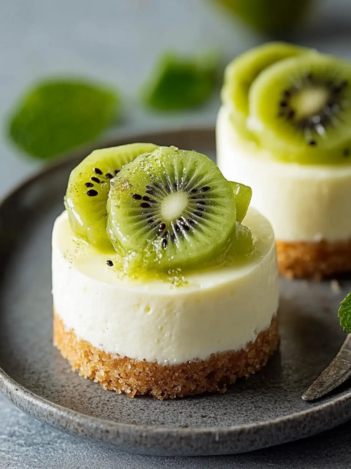 Mini Kiwi Cheesecake: A Zesty Delight You Can’t Resist 2 Mini Kiwi Cheesecake