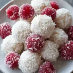 Raspberry Coconut Snowballs: Guilt-Free No-Bake Treats 2 Raspberry Coconut Snowballs