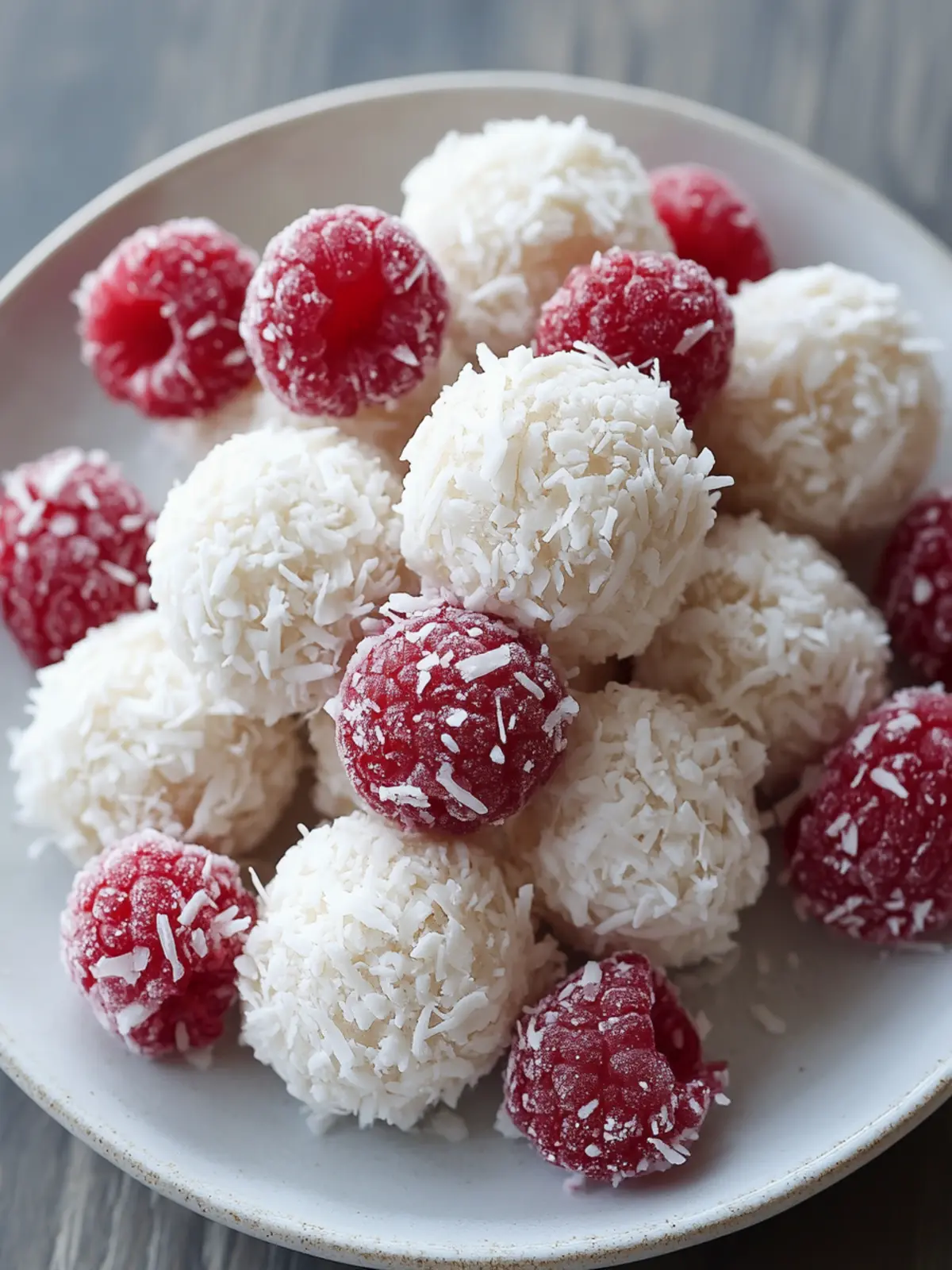 Raspberry Coconut Snowballs: Guilt-Free No-Bake Treats 5 Raspberry Coconut Snowballs