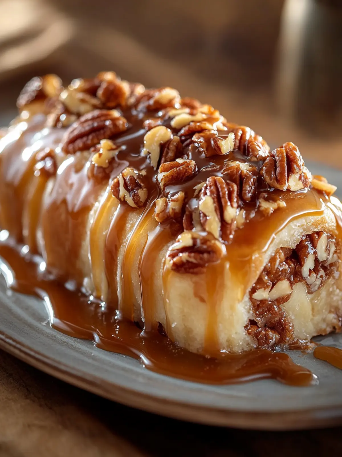 Decadent Caramel Candy Pecan Roll Recipe Everyone Will Love 2 Caramel Candy Pecan Roll