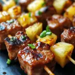 Pineapple BBQ Pork Skewers for Quick Summer Grilling Fun 7 Pineapple BBQ Pork Skewers
