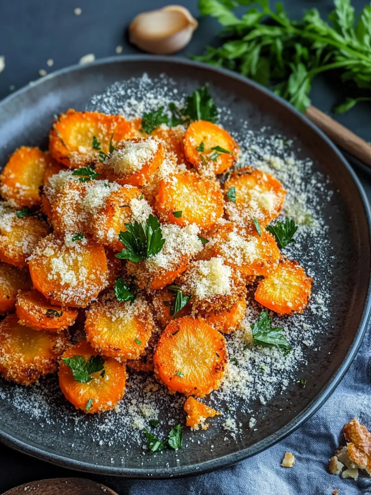 Parmesan Crusted Smashed Carrots That Steal the Show 2 Parmesan Crusted Smashed Carrots