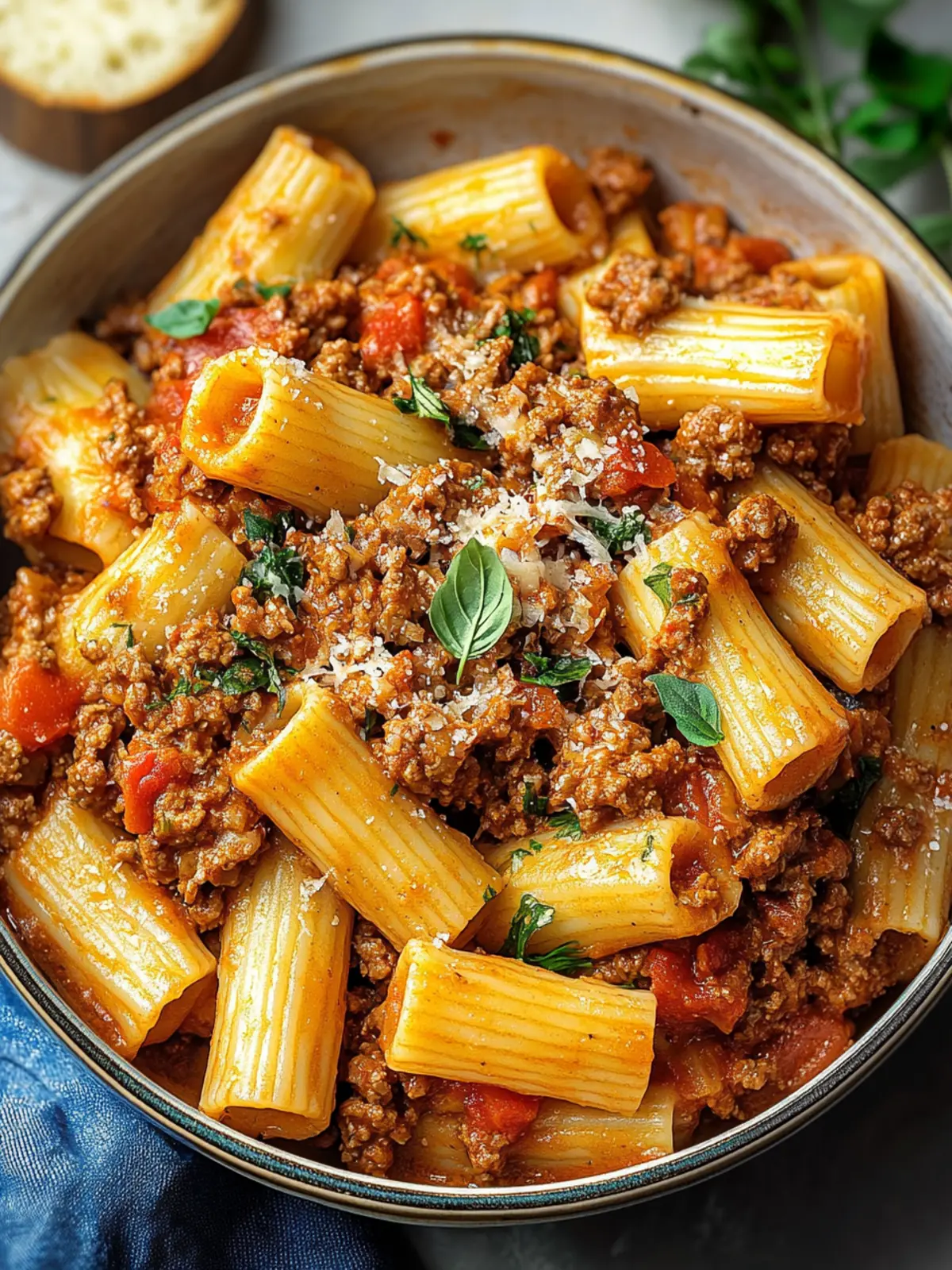 Savory Rigatoni Bolognese: Hearty Comfort for Family Nights 5 Rigatoni Bolognese