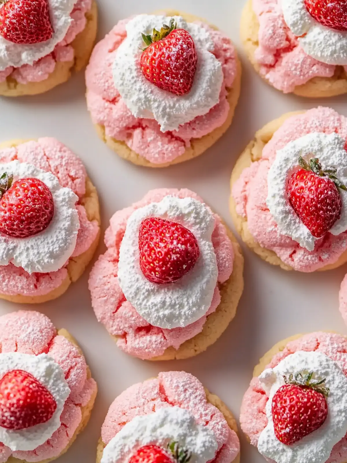 Strawberry Kiss Cookies: Sweet Bites of Nostalgic Bliss 4 Strawberry Kiss Cookies