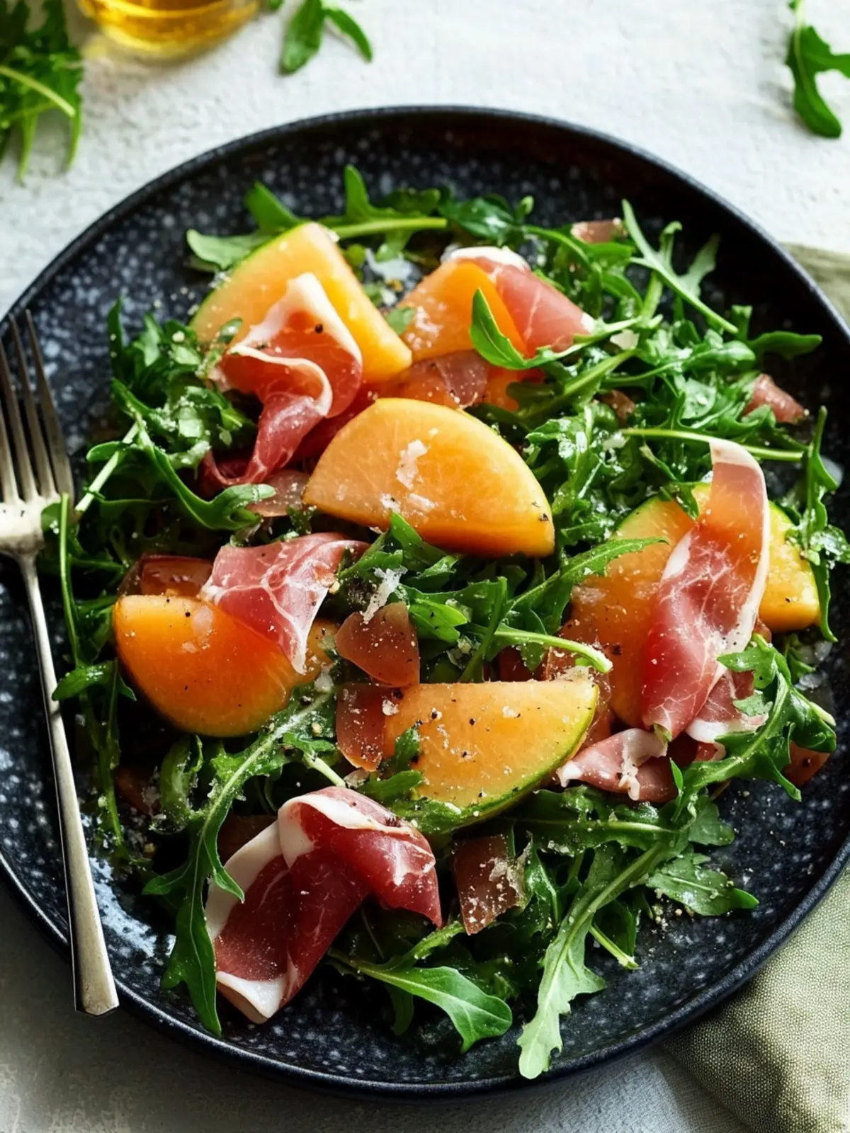 Delight in Arugula, Melon and Prosciutto Salad Bliss 4 Arugula, Melon and Prosciutto Salad