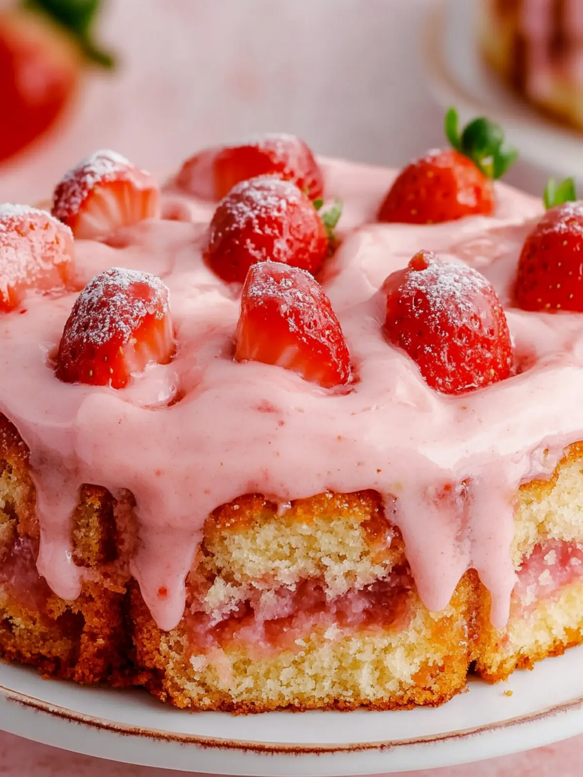 Delicious Strawberry Honeybun Cake for Easy Baking Bliss 4 Strawberry Honeybun Cake