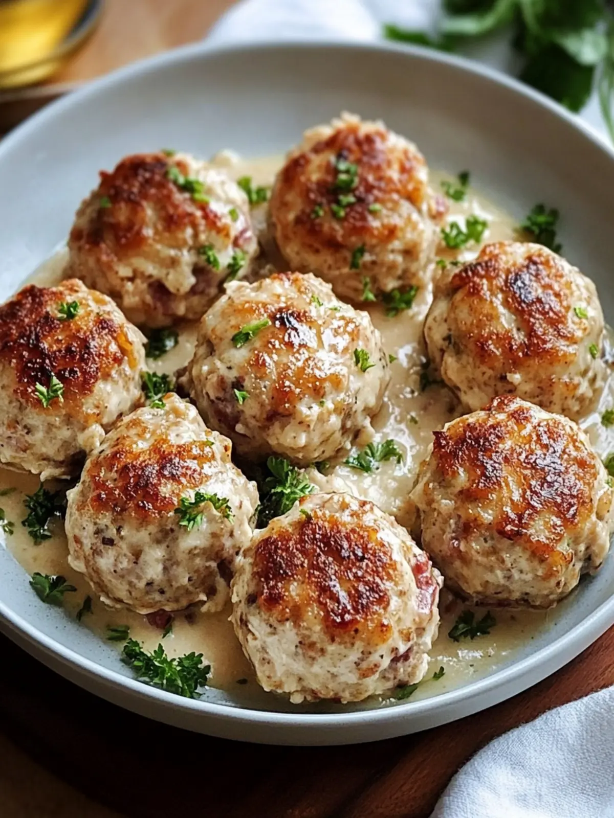 Chicken Cordon Bleu Meatballs That Wow Your Dinner Guests 4 Chicken Cordon Bleu Meatball