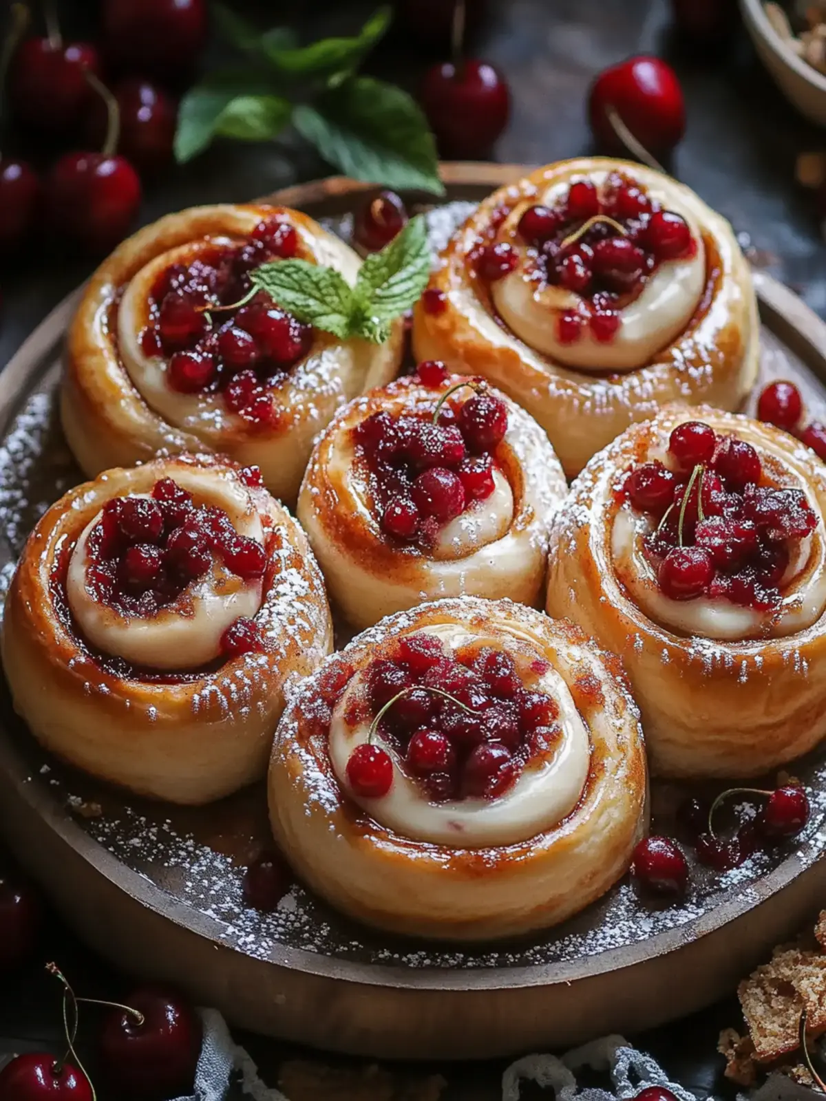 Cherry Pie Cinnamon Rolls That Will Brighten Your Mornings 2 Cherry Pie Cinnamon Rolls