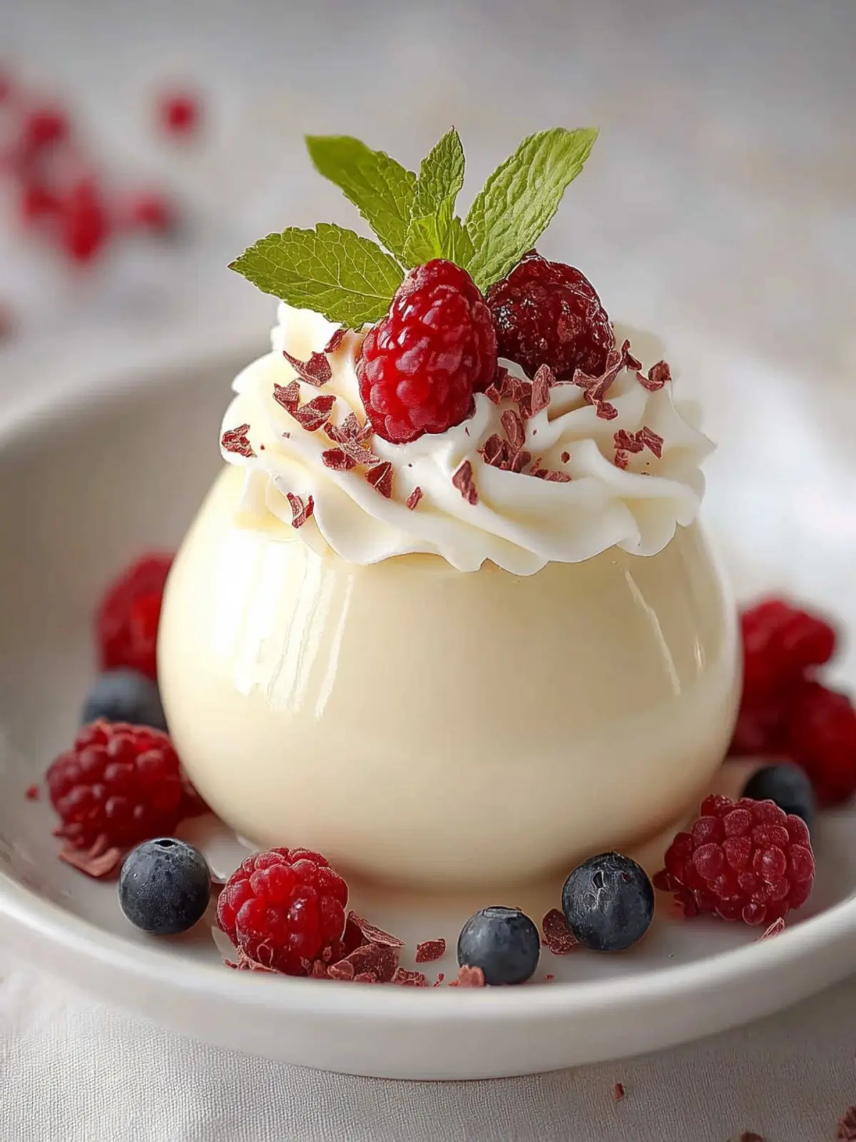Decadent Elegant White Chocolate Mousse Dome for Impressing Guests 4 Elegant White Chocolate Mousse Dome