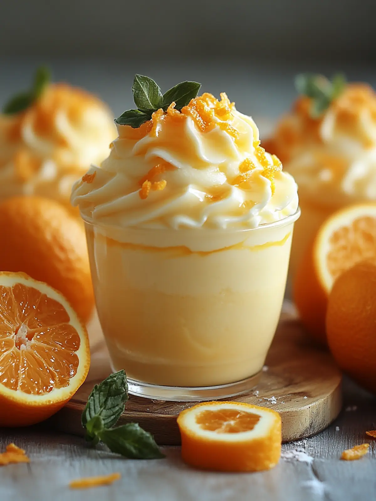 Delicious Orange Mousse Cups: Light, Creamy Bliss at Home 2 Orange Mousse Cups