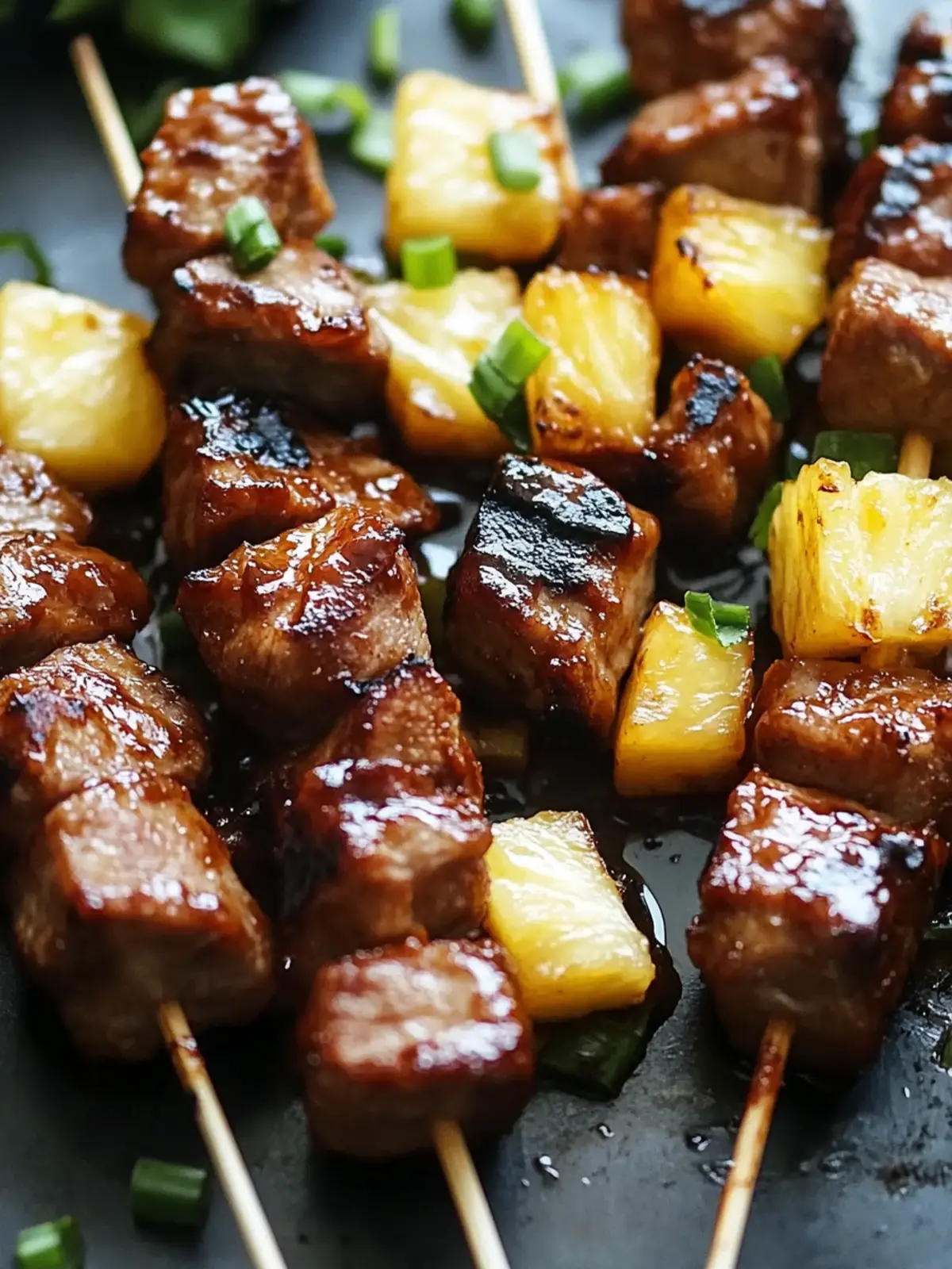 Pineapple BBQ Pork Skewers for Quick Summer Grilling Fun 4 Pineapple BBQ Pork Skewers