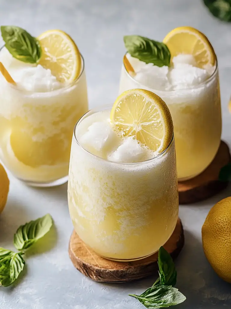 Brazilian Lemonade with Coconut