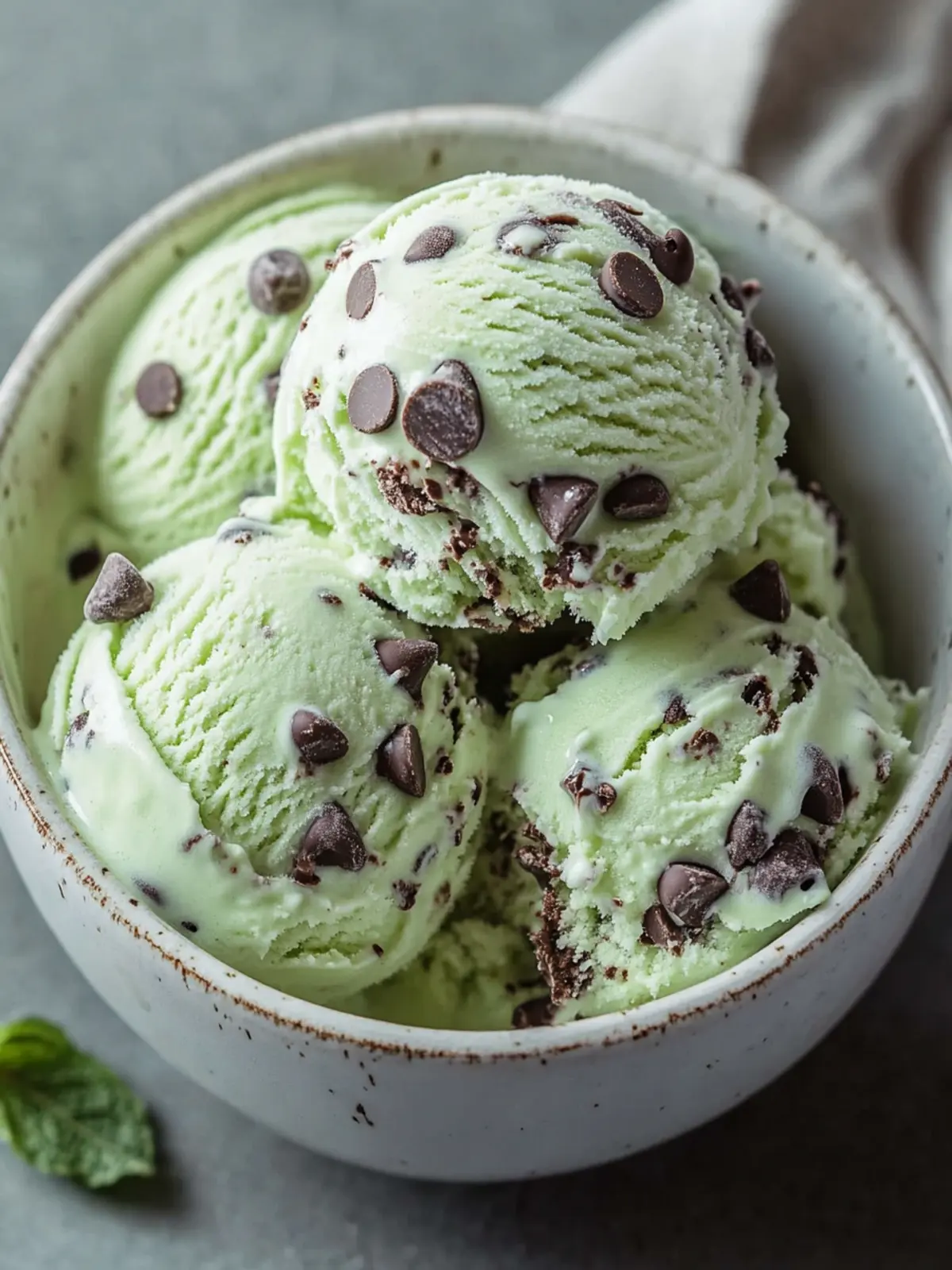 Creamy Chocolate Chip Mint Ice Cream That's a Summer Must! 4 Chocolate Chip Mint Ice Cream