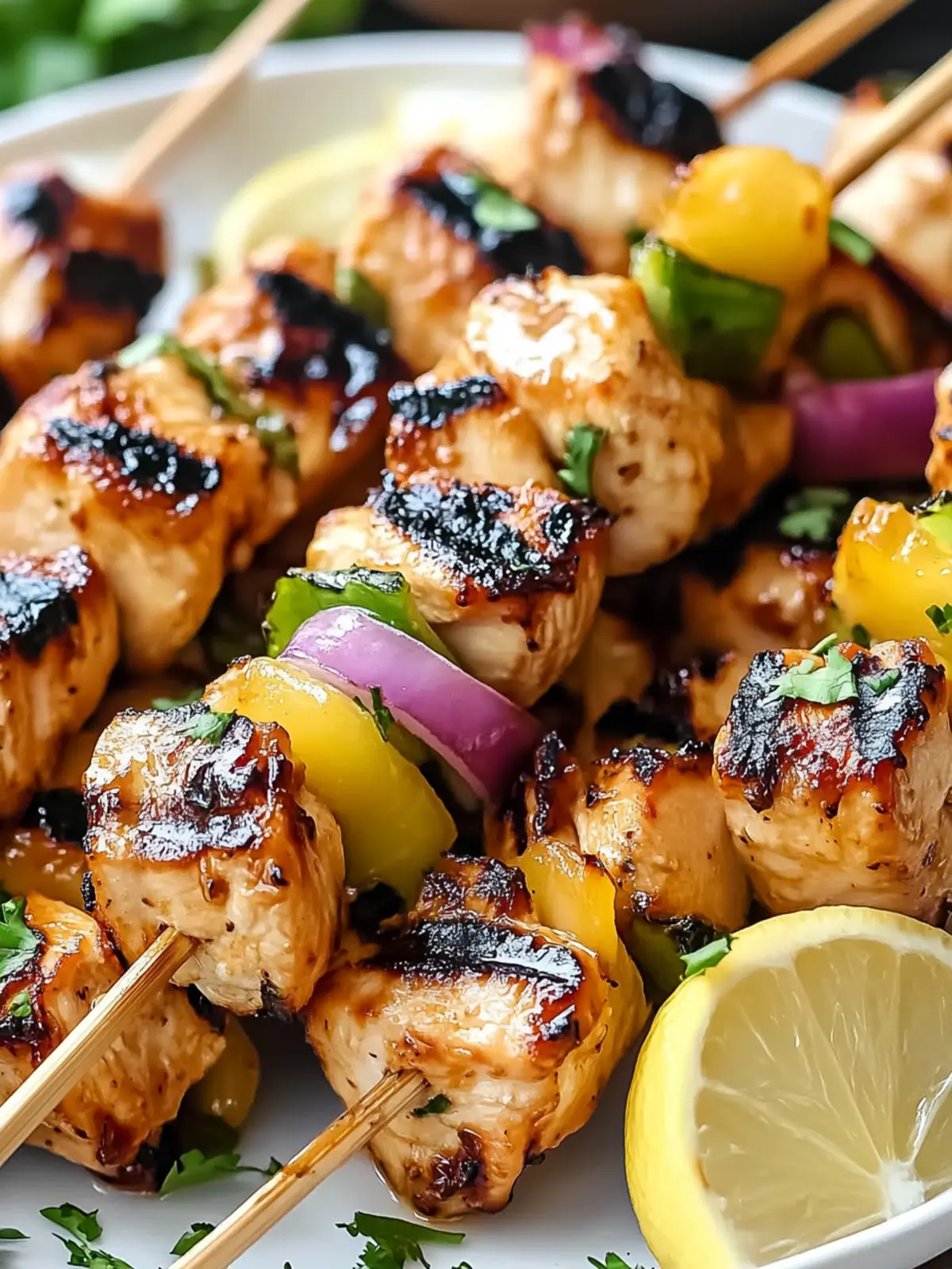 Tropical Hawaiian Chicken Kabobs for Your Summer Feast 4 Hawaiian Chicken Kabobs