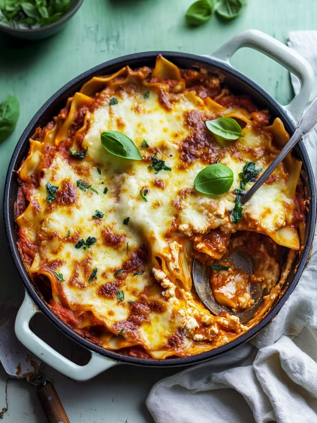 Creamy Tomato Skillet Lasagna That's Ready in 35 Minutes 3 Creamy Tomato Skillet Lasagna