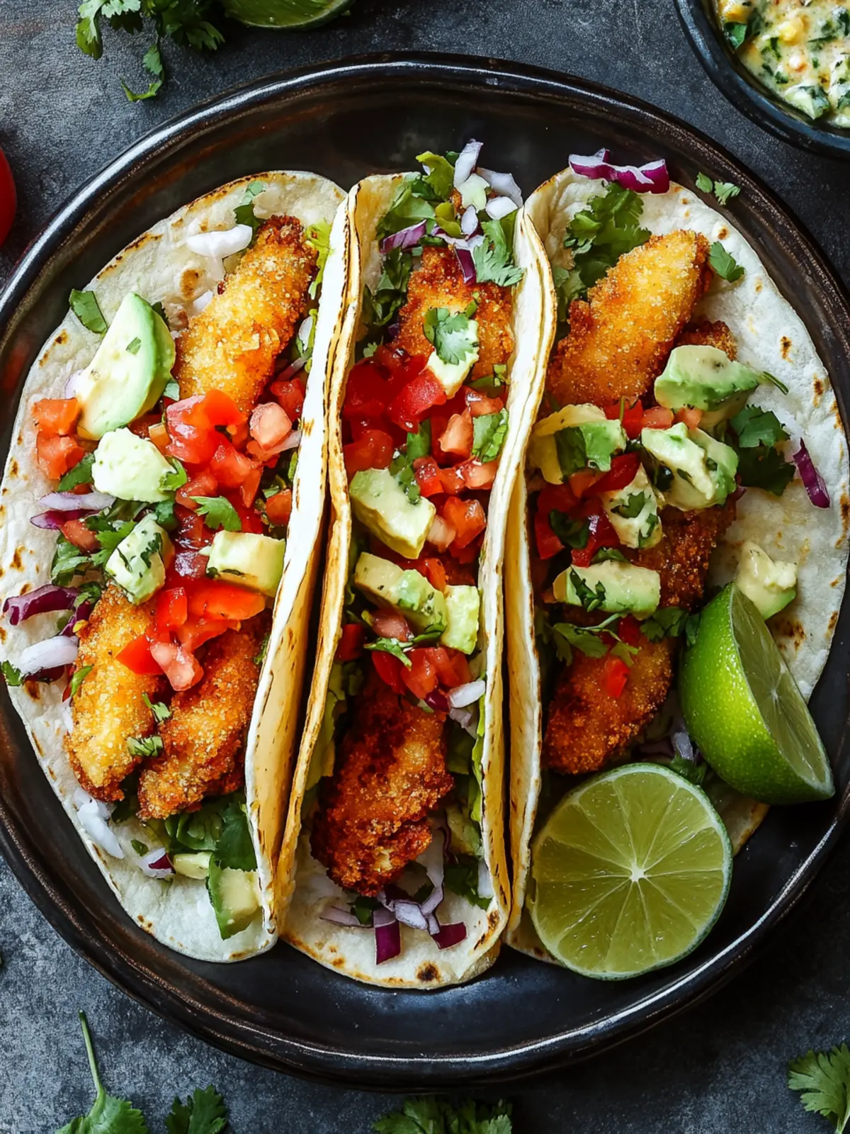 Crispy Fish Tacos: Quick & Flavorful Weeknight Delight 3 Crispy Fish Tacos