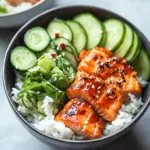 Savory Spicy Salmon Bowls with Coconut Rice You’ll Love 6 Spicy Salmon Bowls with Coconut Rice