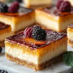 Crème Brûlée Cheesecake Bars: Irresistibly Creamy Delight 5 Crème Brûlée Cheesecake Bars
