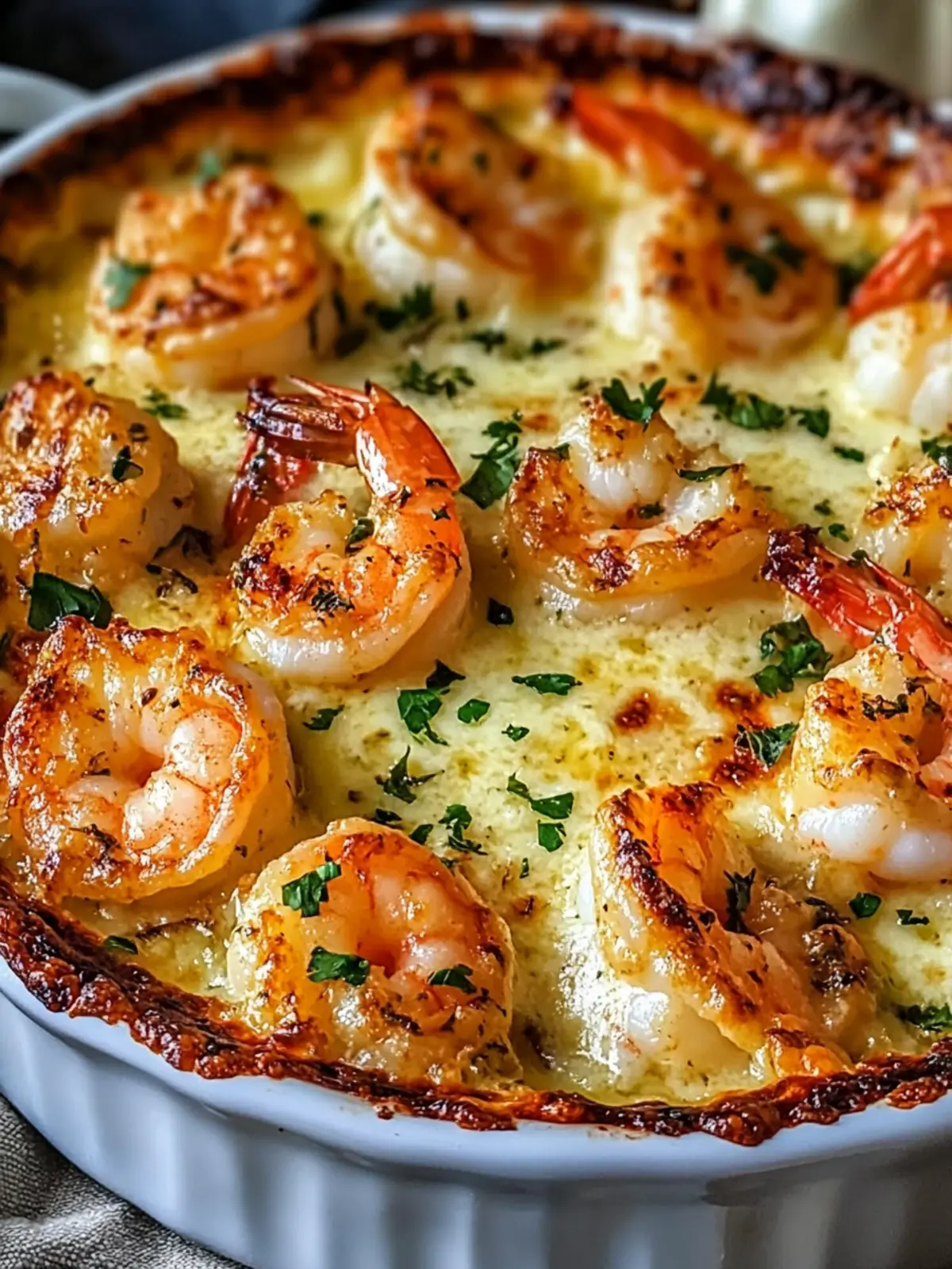 Garlic Butter & Cheese Shrimp Bake: Quick Low-Carb Bliss 3 Garlic Butter & Cheese Shrimp Bake