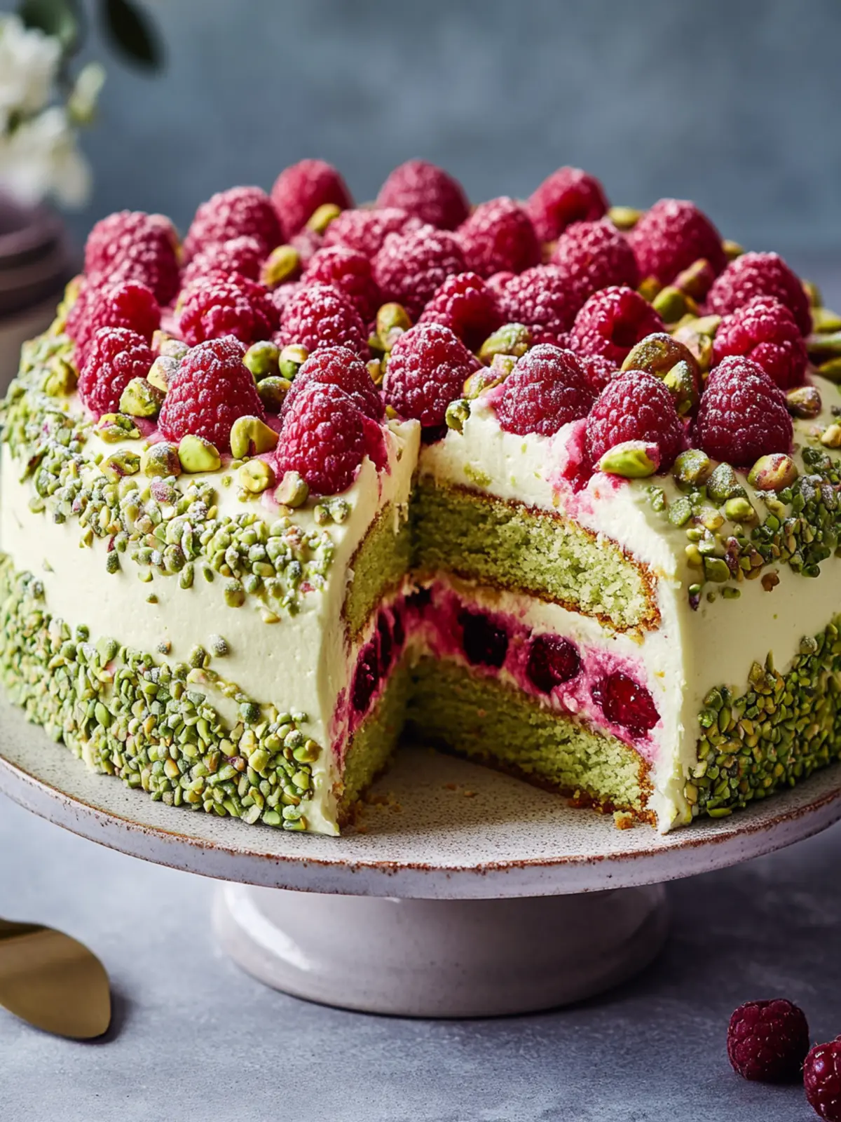 Pistachio Raspberry Cake - Whip Up This Delightful Treat! 5 Pistachio Raspberry Cake