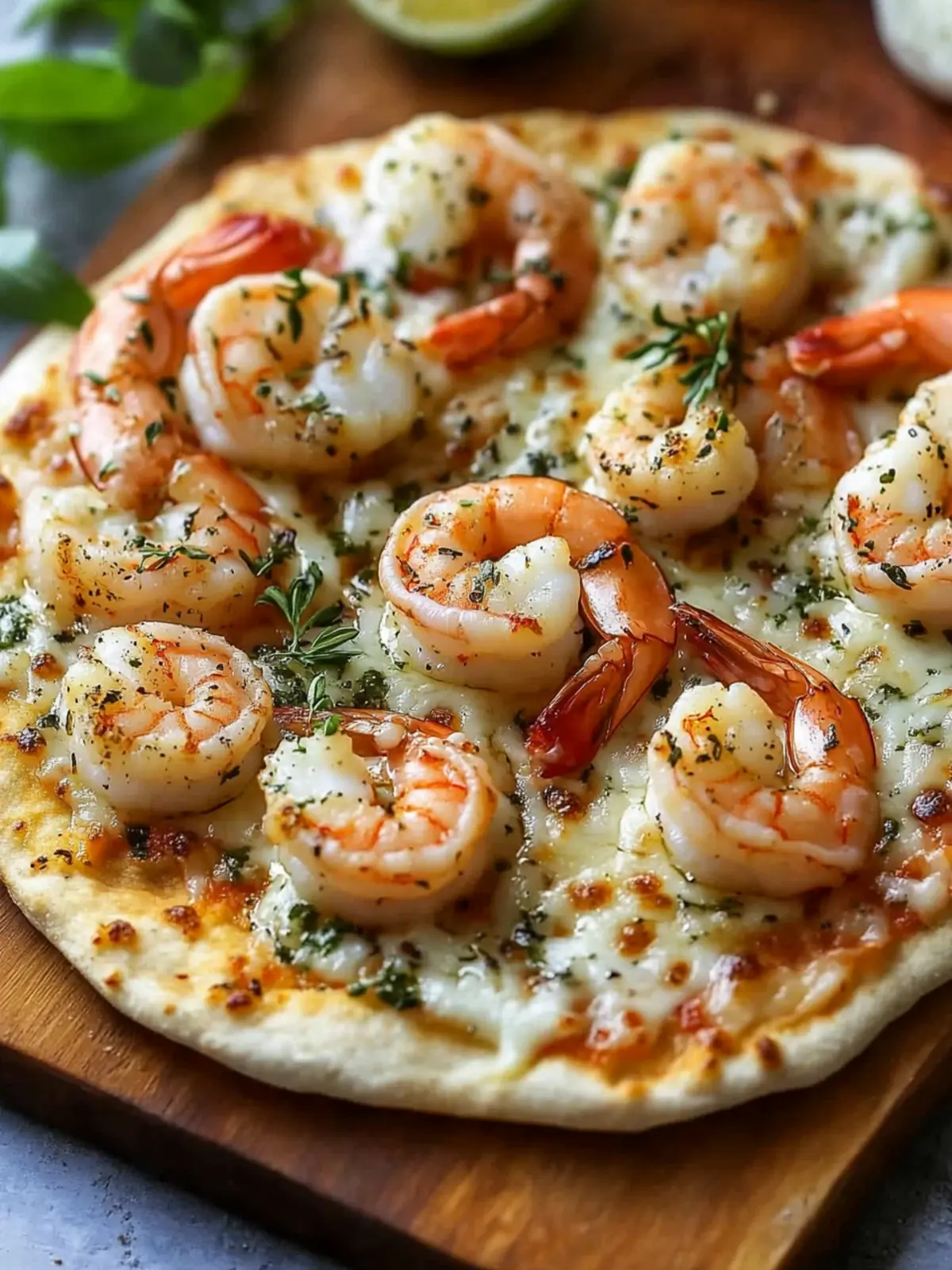 Mouthwatering Shrimp Flatbread Pizza in Just 15 Minutes! 5 Shrimp Flatbread Pizza