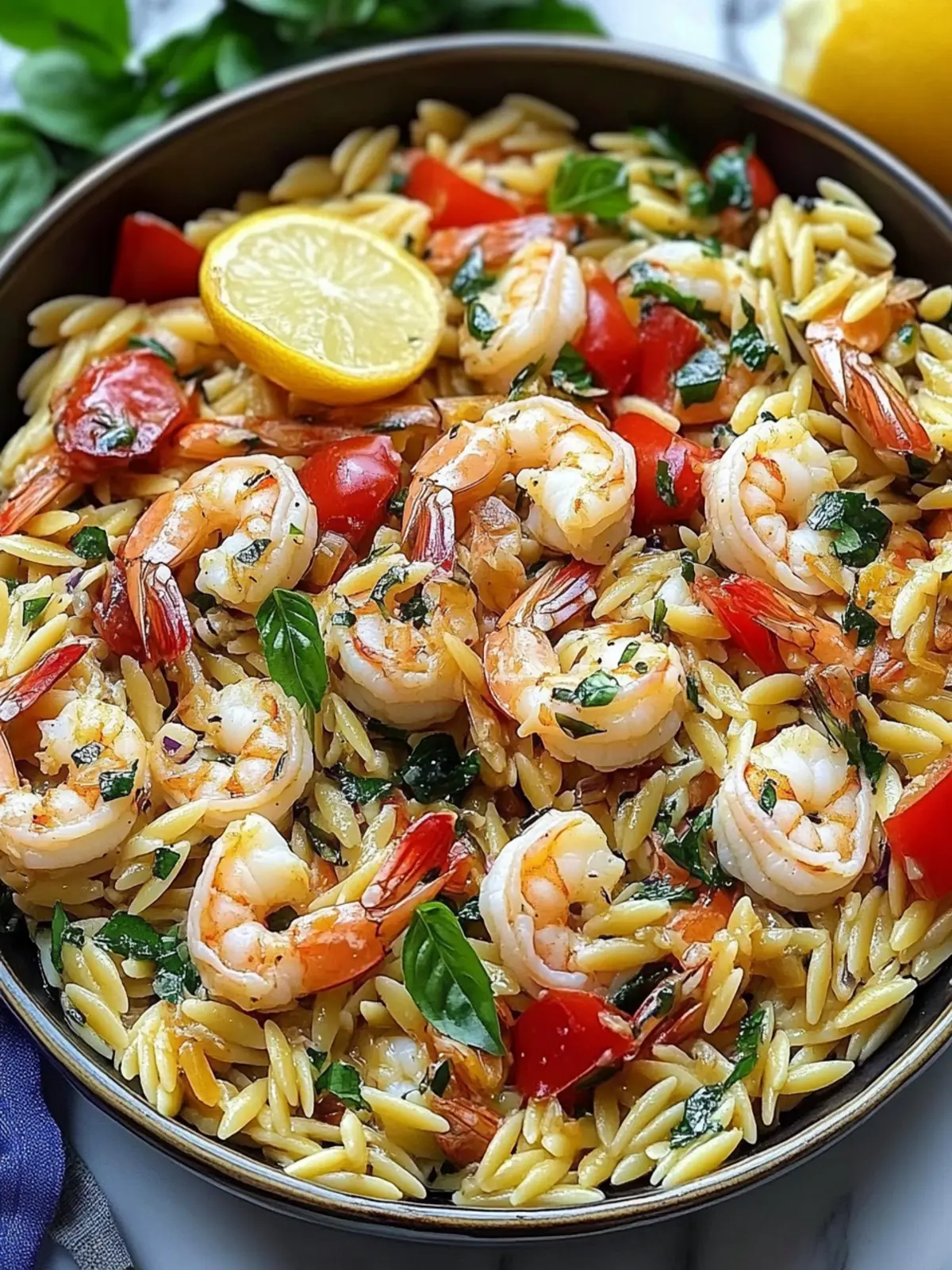 Mediterranean Shrimp Orzo: Your New Favorite One-Pan Meal 4 Mediterranean Shrimp Orzo