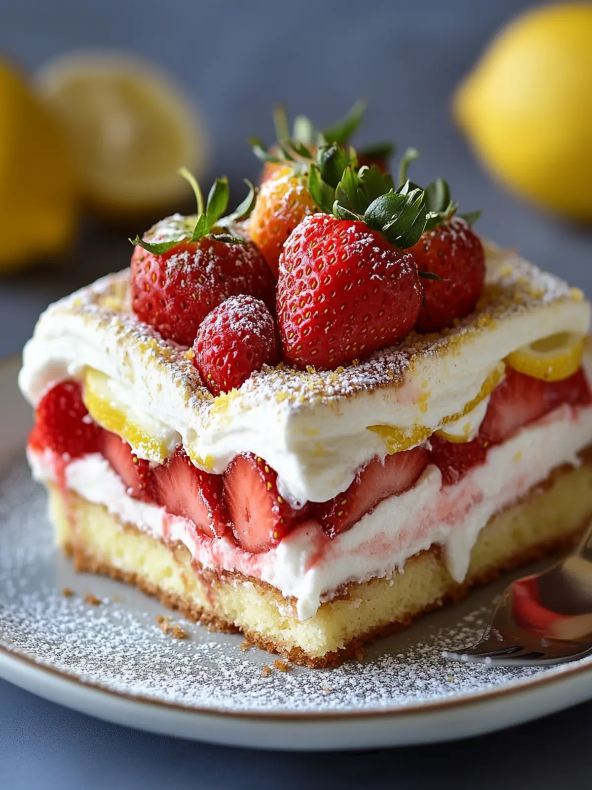 Refreshing Strawberry Lemon Tiramisu for No-Bake Summer Bliss 2 Strawberry Lemon Tiramisu