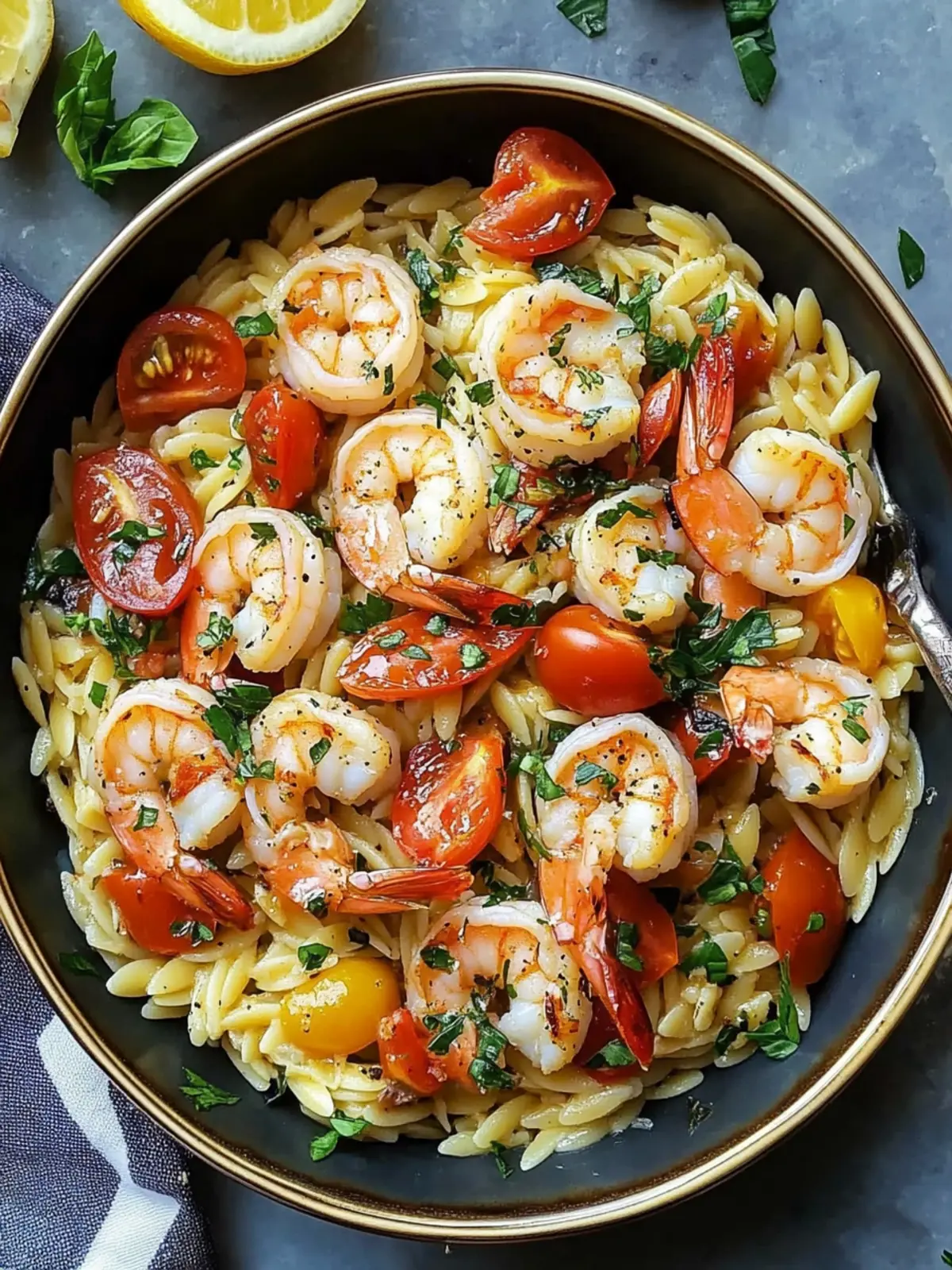 Mediterranean Shrimp Orzo: Your New Favorite One-Pan Meal 5 Mediterranean Shrimp Orzo
