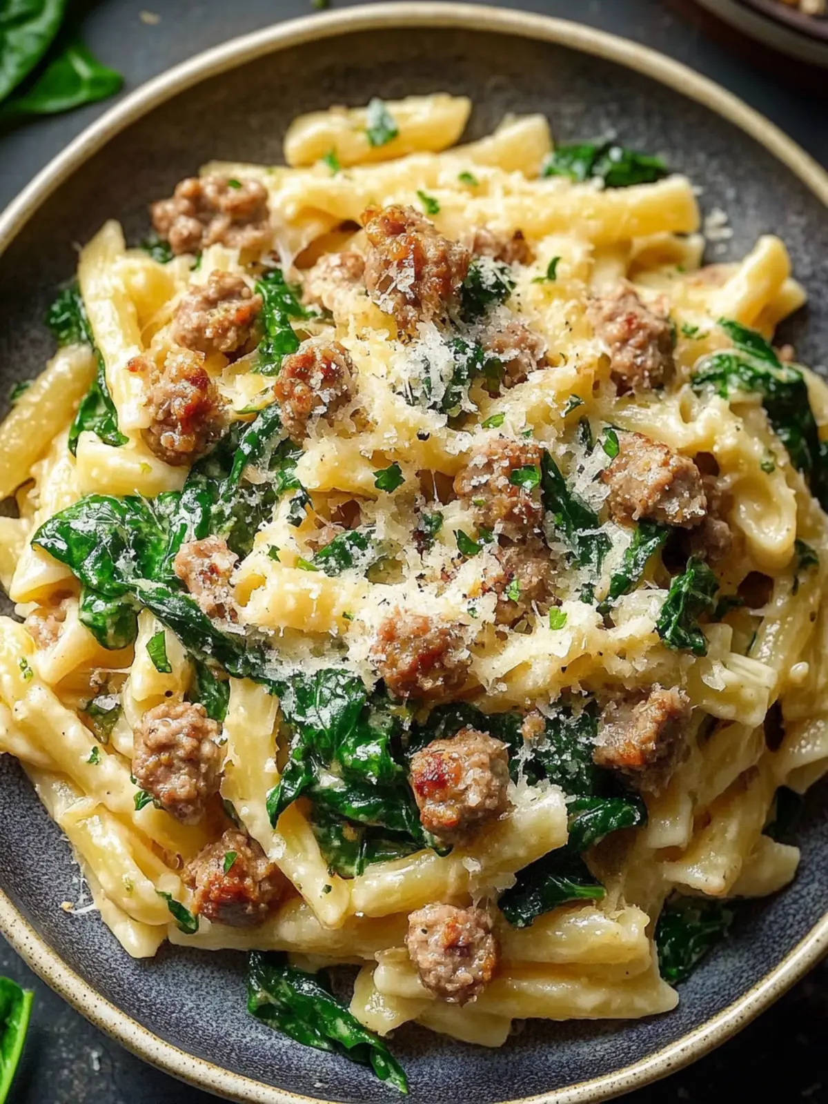 Satisfying Sausage & Spinach Pasta for Quick Dinners 4 Sausage & Spinach Pasta