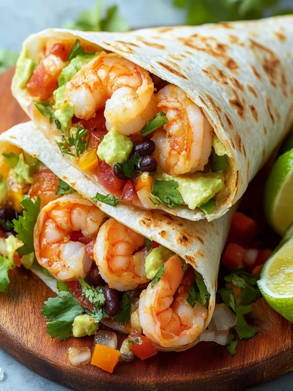 Savory Shrimp Burrito: Quick Fresh Flavor in Every Bite 4 Shrimp Burrito