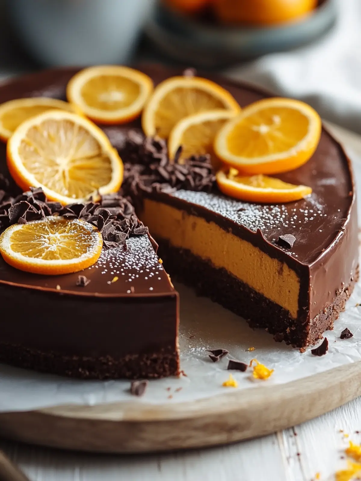Decadent Chocolate-Orange Torte That's Vegan and No-Bake 4 Chocolate-Orange Torte