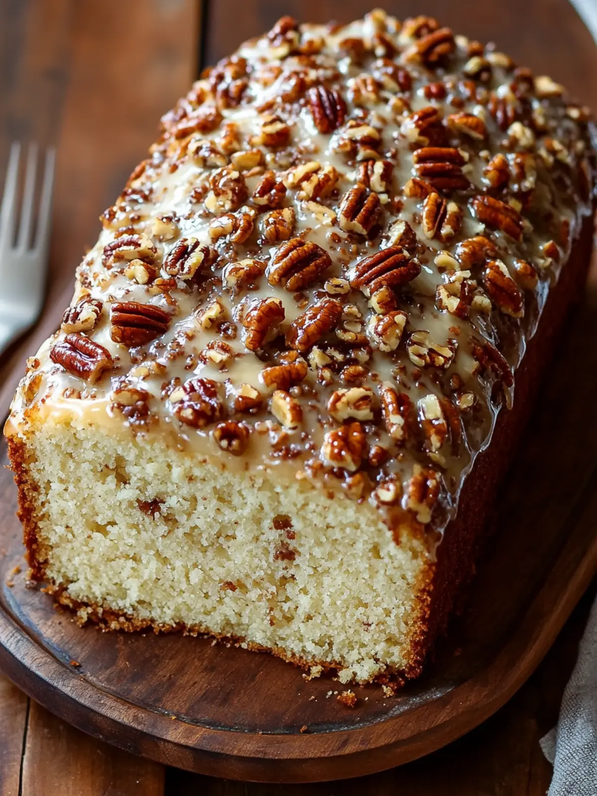 Pecan Praline Buttermilk Loaf Cake: Moist Bliss Awaits! 4 Pecan Praline Buttermilk Loaf Cake