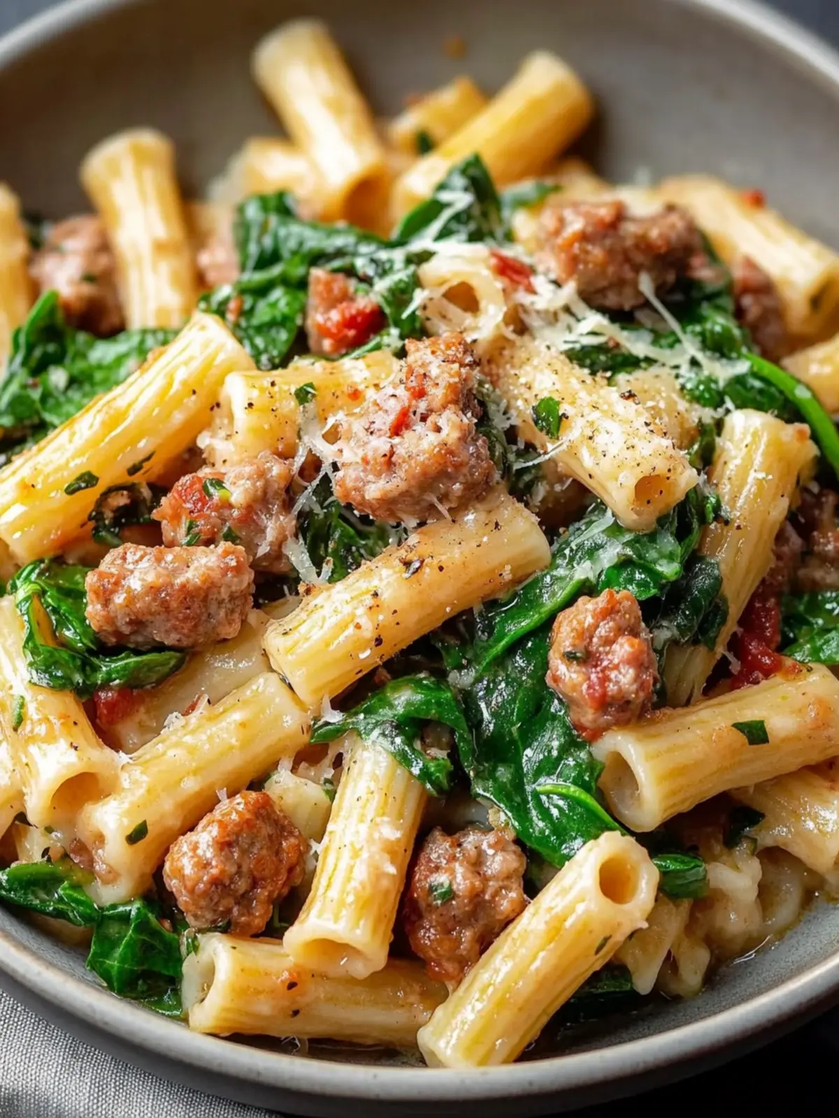 Satisfying Sausage & Spinach Pasta for Quick Dinners 2 Sausage & Spinach Pasta