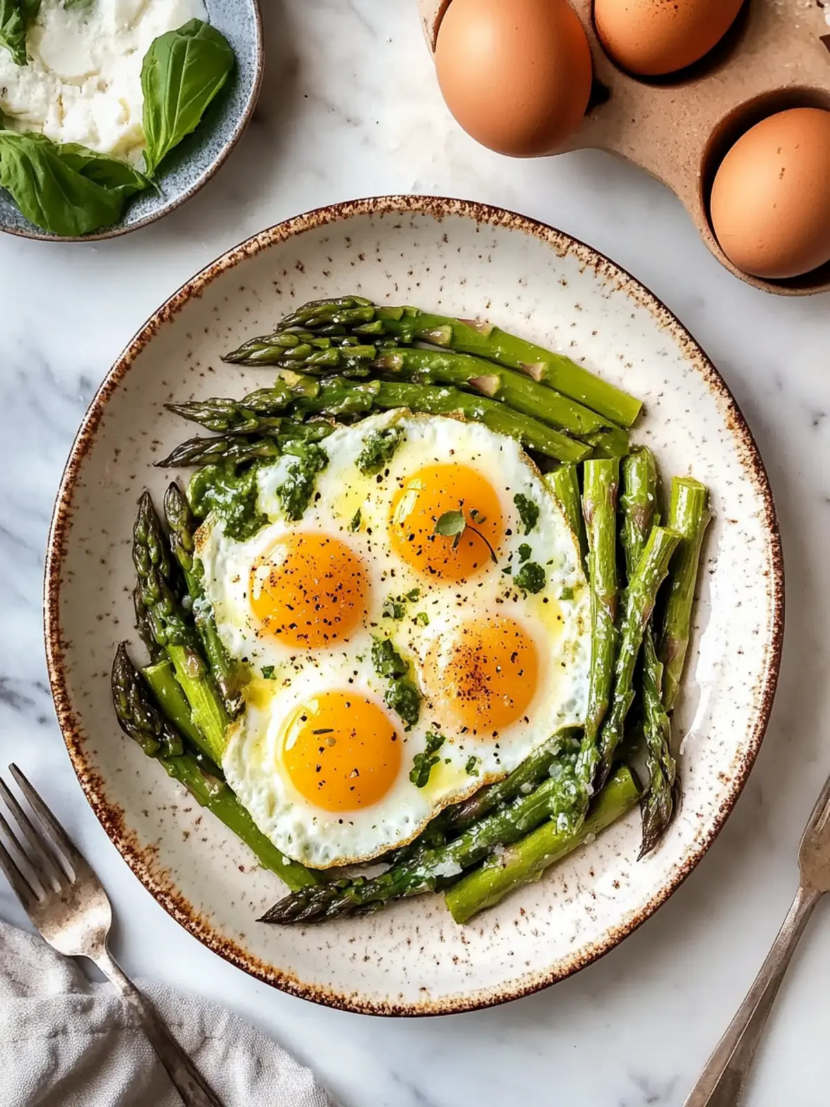 Cheesy Asparagus and Eggs for a Quick Brunch Boost 4 Cheesy Asparagus and Eggs