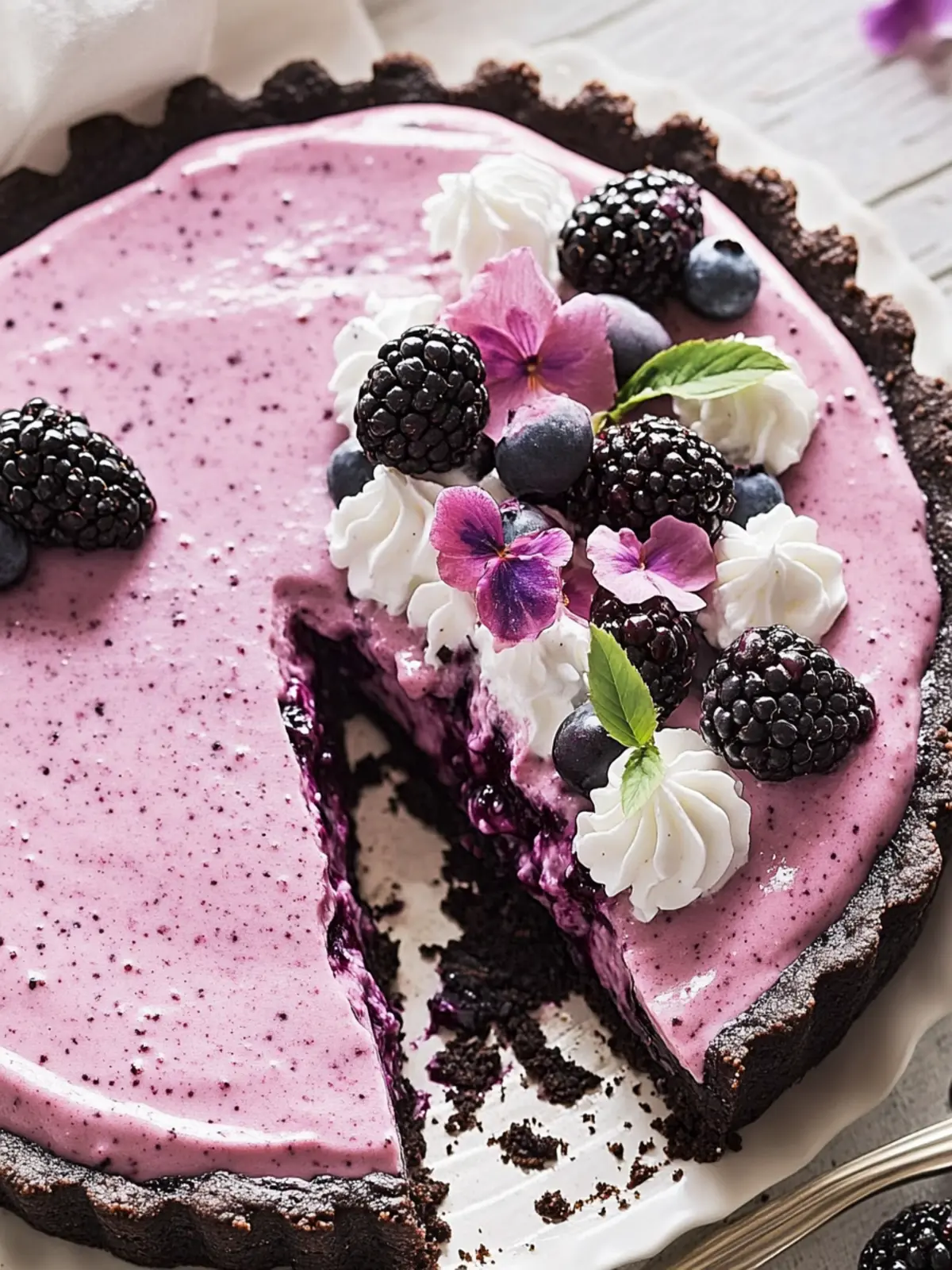 No-Bake Blackberry Oreo Tart: Your Ultimate Summer Dessert Fix 4 No-Bake Blackberry Oreo Tart
