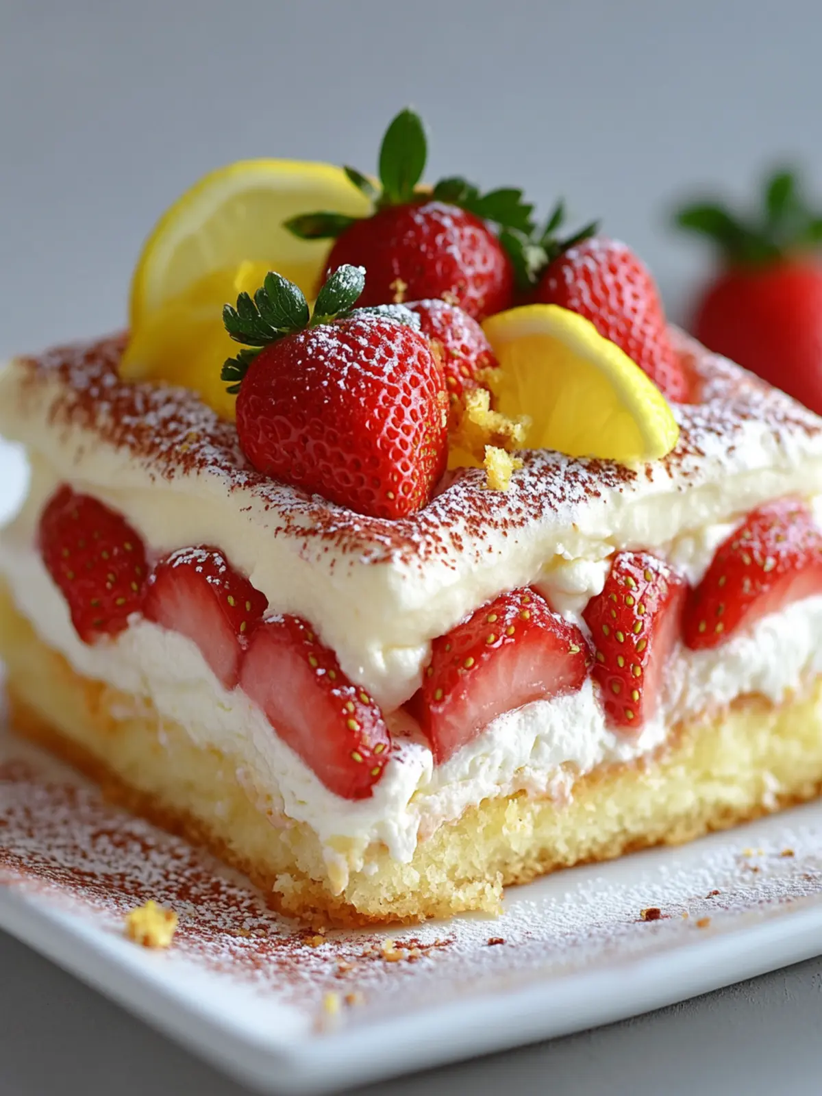 Refreshing Strawberry Lemon Tiramisu for No-Bake Summer Bliss 5 Strawberry Lemon Tiramisu