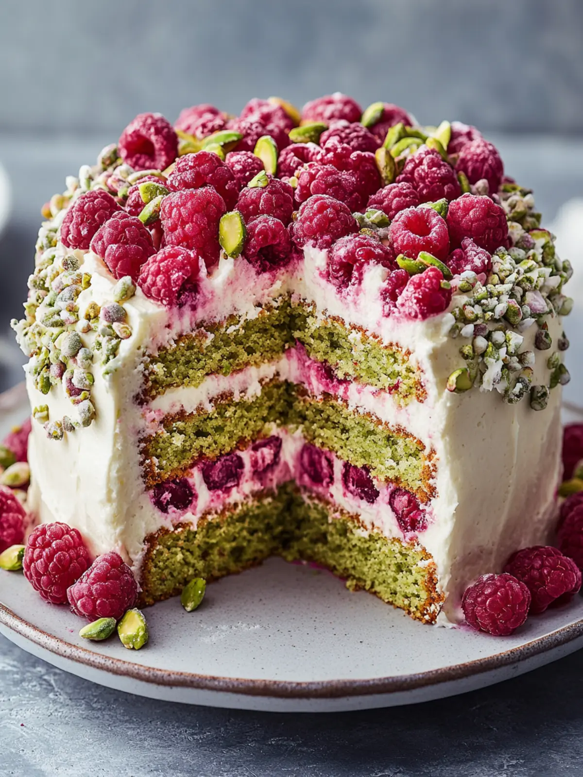 Pistachio Raspberry Cake - Whip Up This Delightful Treat! 2 Pistachio Raspberry Cake