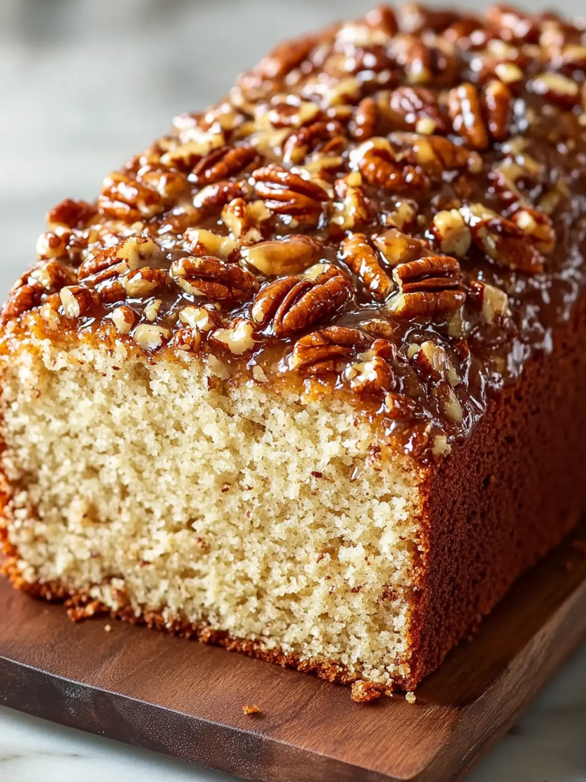 Pecan Praline Buttermilk Loaf Cake: Moist Bliss Awaits! 2 Pecan Praline Buttermilk Loaf Cake