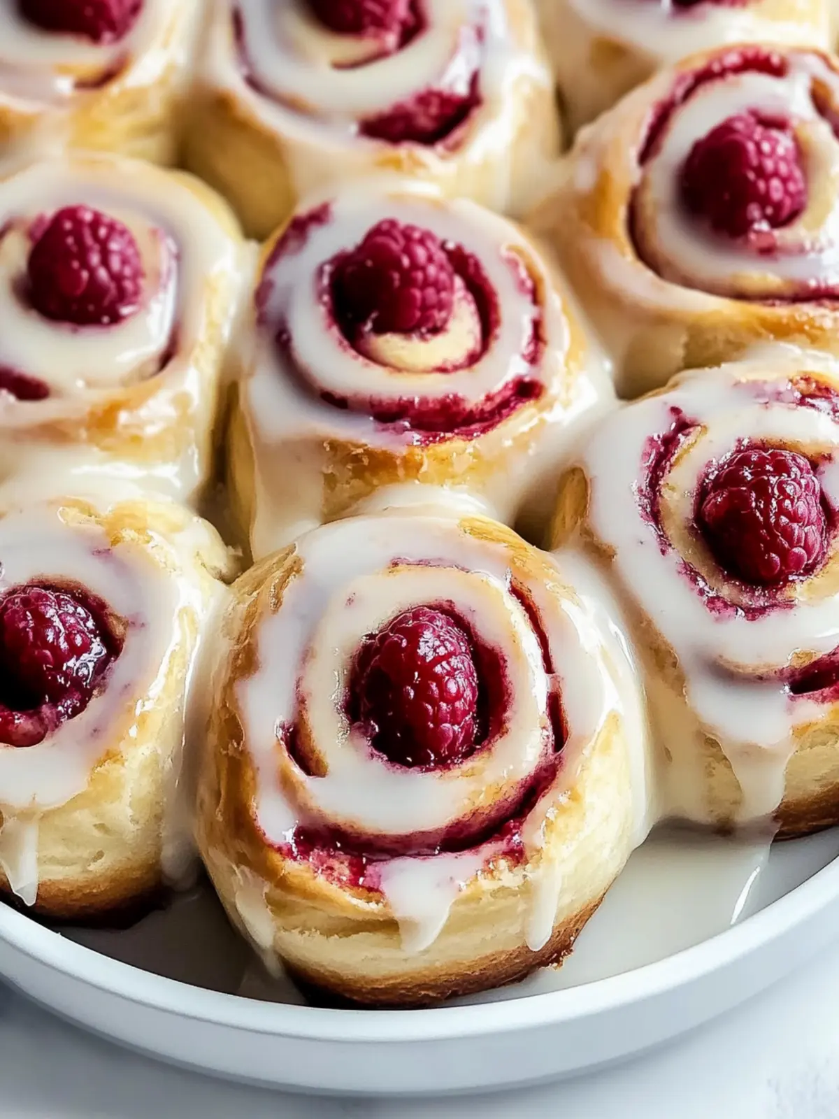 Raspberry Cinnamon Rolls with Lemon Glaze for Sweet Moments 2 Raspberry Cinnamon Rolls with Lemon Glaze
