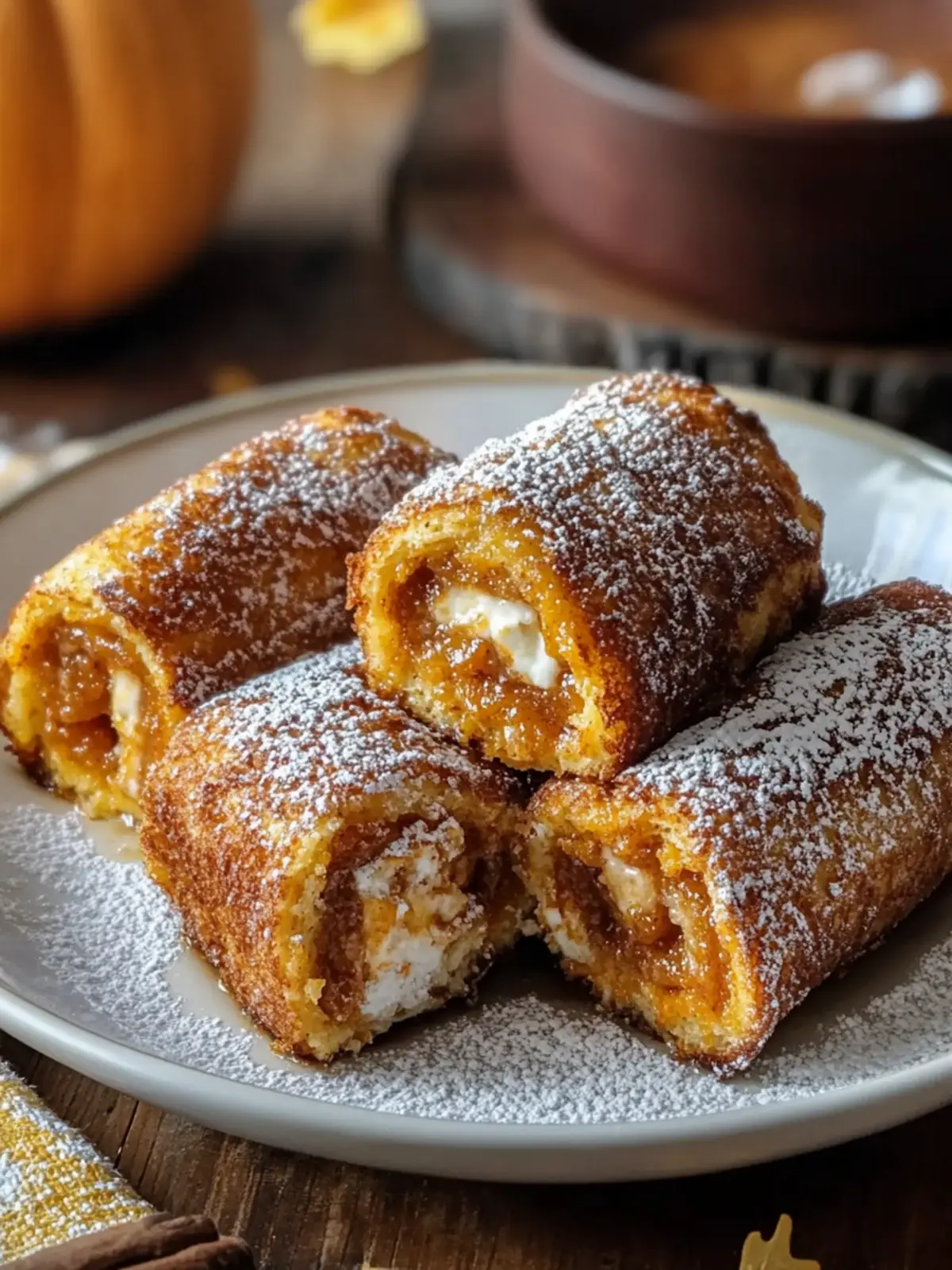 Pumpkin French Toast Roll-Ups: Your New Fall Breakfast Favorite 4 Pumpkin French Toast Roll-Ups