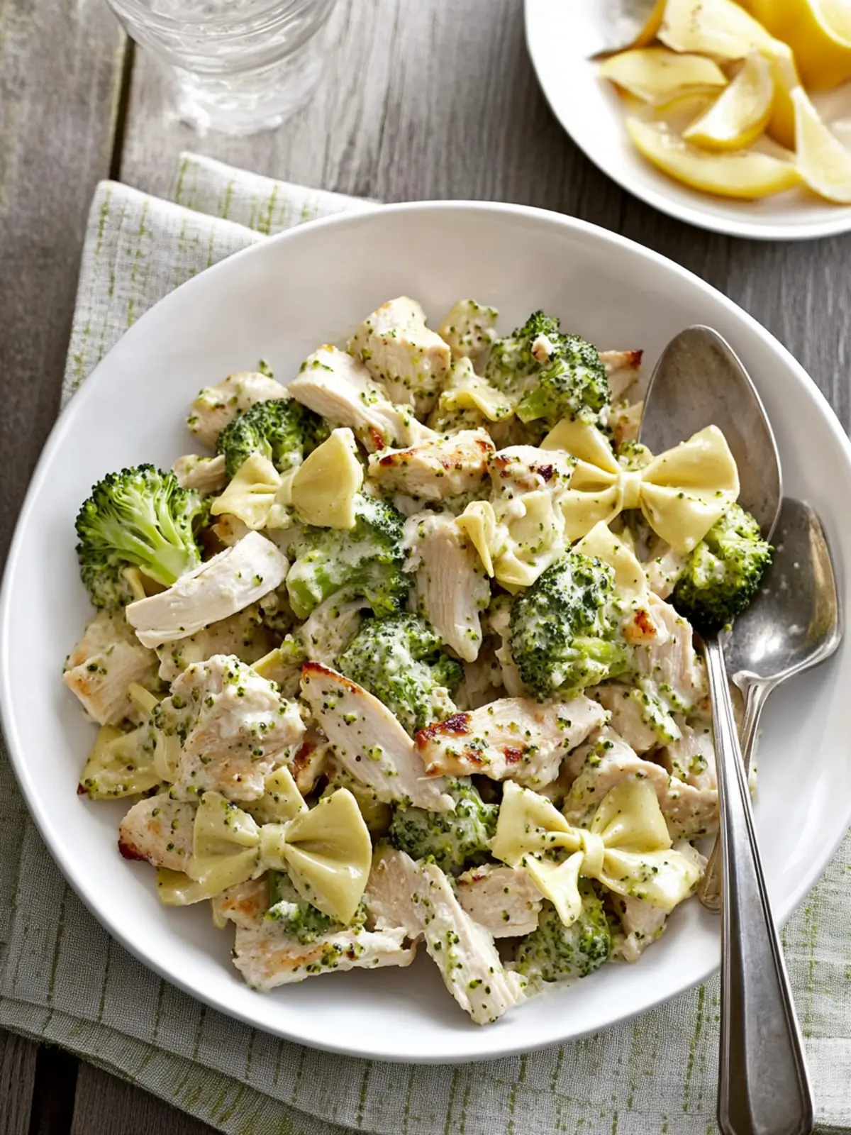 Creamy Chicken-and-Broccoli Pesto Bow Ties for Easy Comfort Food 4 Creamy Chicken-and-Broccoli Pesto Bow Ties