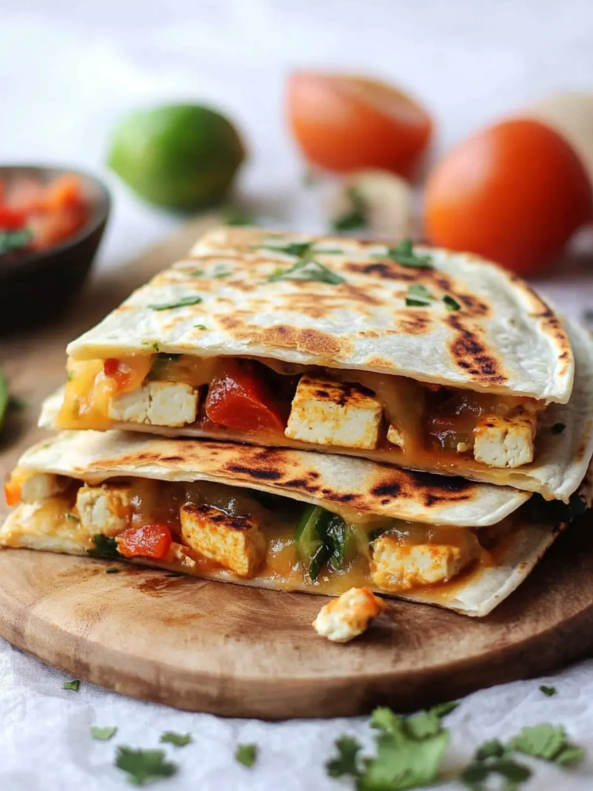 Savory Tofu Quesadilla: Quick, Delicious, and Vegan-friendly 2 Tofu Quesadilla