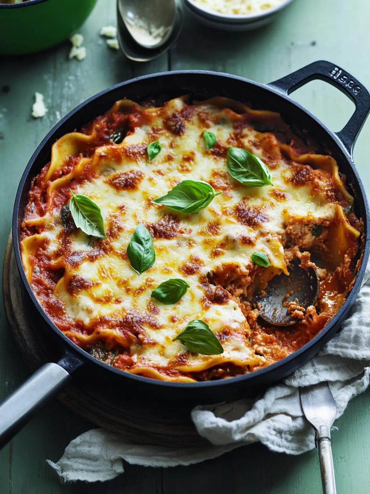 Creamy Tomato Skillet Lasagna That's Ready in 35 Minutes 5 Creamy Tomato Skillet Lasagna