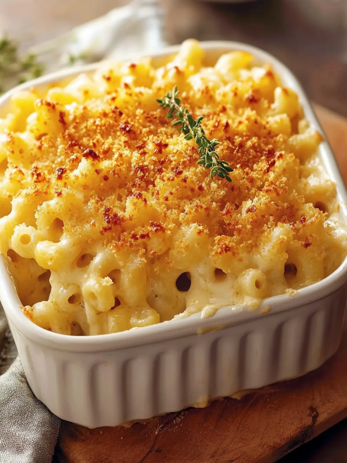 Melty Three-Cheese Baked Mac & Cheese for Ultimate Comfort 3 Three-Cheese Baked Mac & Cheese