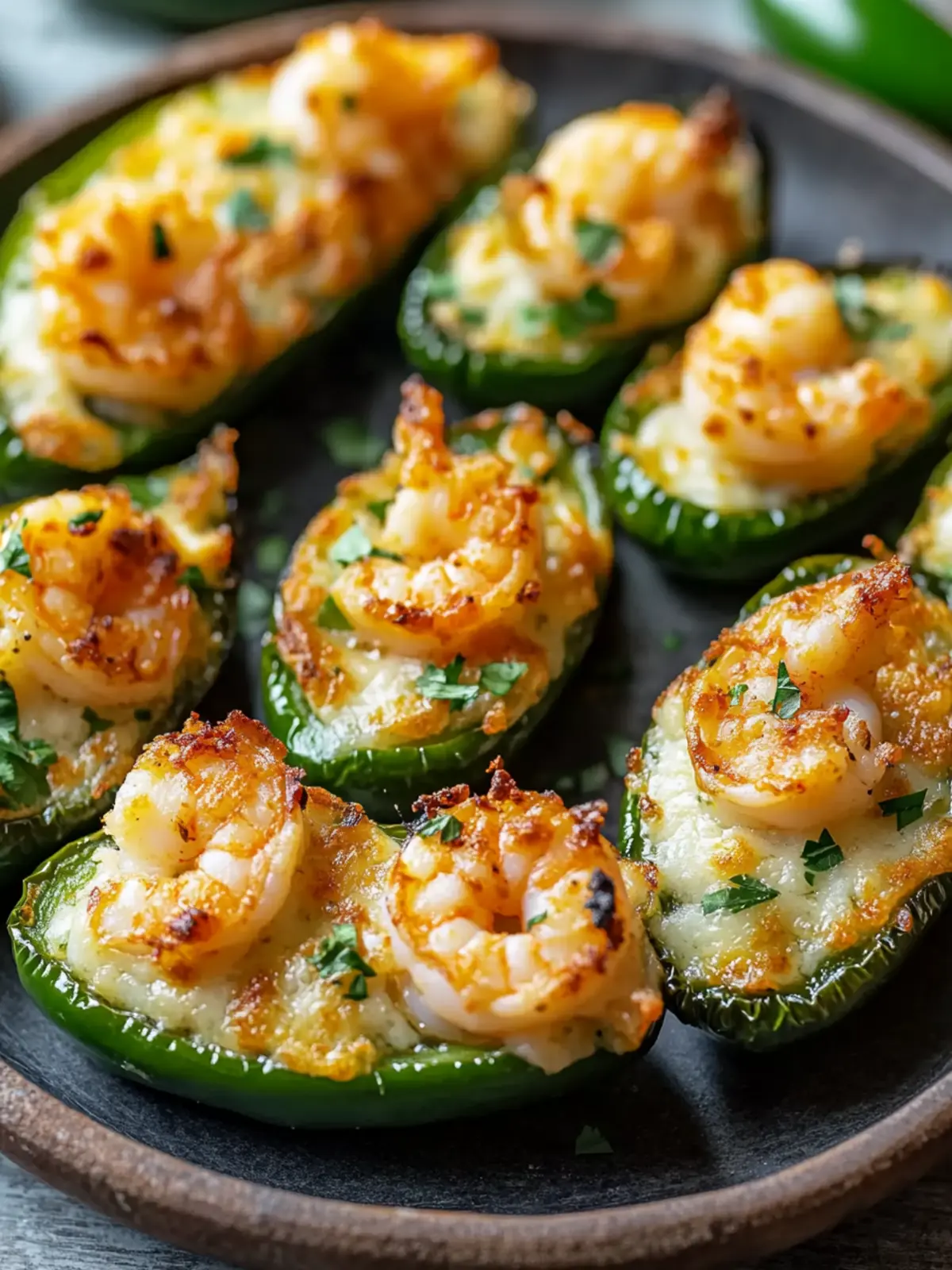 Spice Up Your Parties with Shrimp Stuffed Jalapeño Poppers 2 Shrimp Stuffed Jalapeño Poppers
