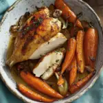 Savory Spiced Roast Chicken with Sweet Caramelized Carrots 8 Spiced Roast Chicken with Caramelized Carrots and Shallots