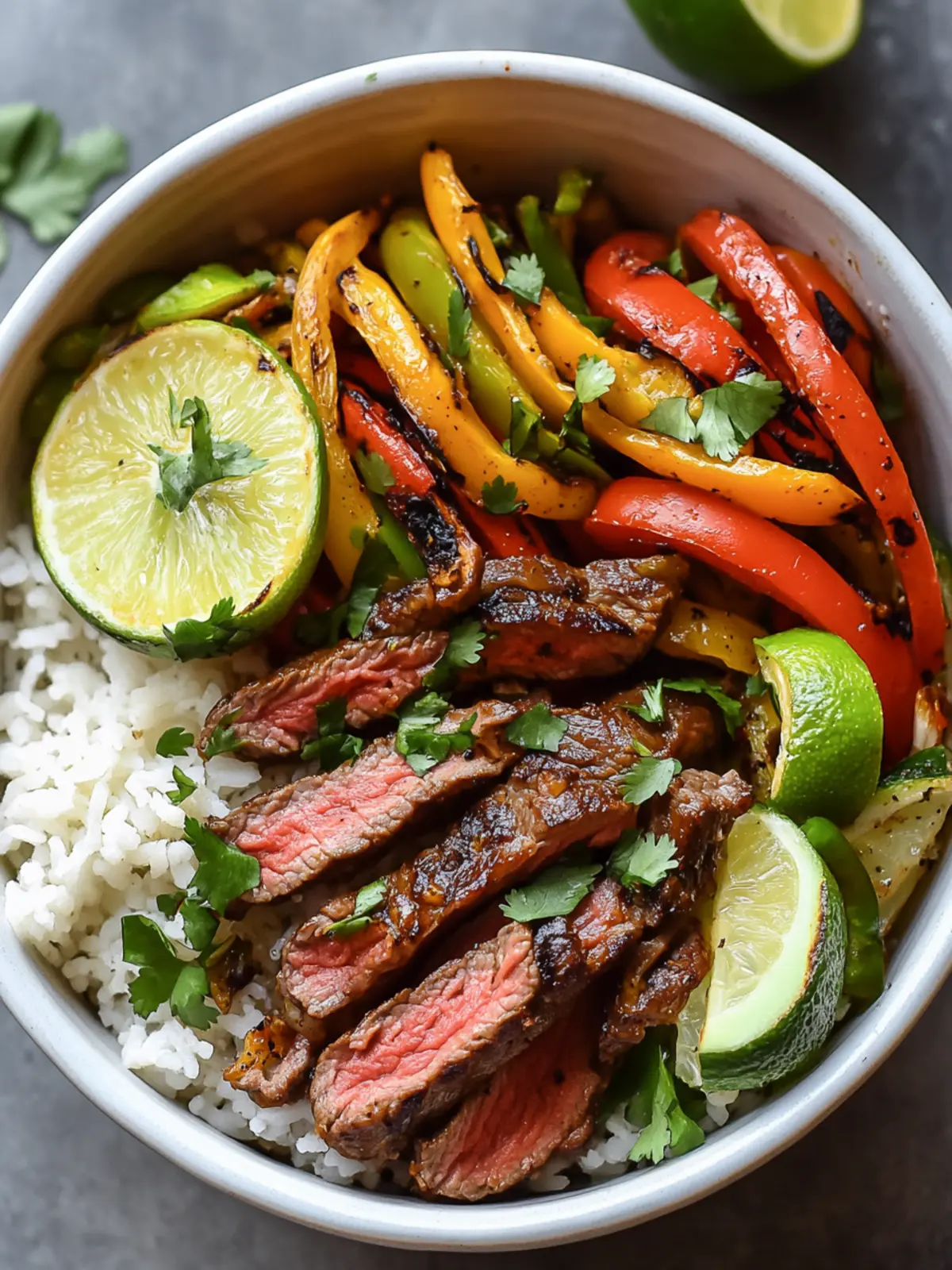 Steak Fajita Power Bowls: A Flavorful Meal Prep Favorite 3 Steak Fajita Power Bowls