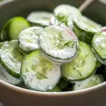 Refreshing Creamy Cucumber Salad for Effortless Summer Meals 3 Creamy Cucumber Salad