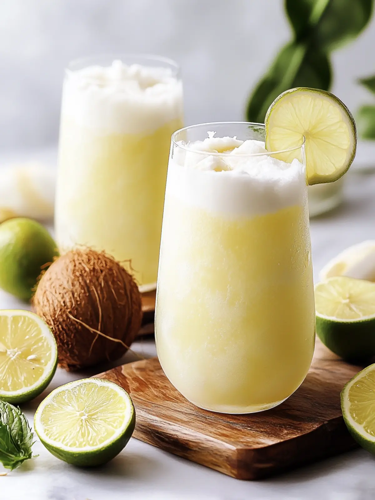 Deliciously Refreshing Brazilian Lemonade with Coconut Bliss 3 Brazilian Lemonade with Coconut